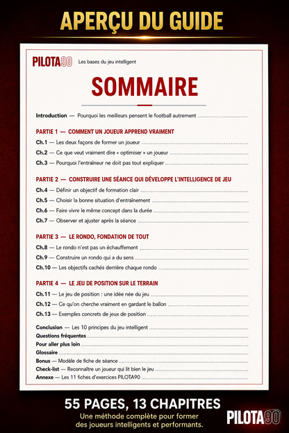 Ils courent après le ballon : leur enseigner l’intelligence de jeu