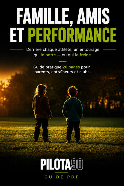 Couverture du guide PDF Famille, Amis et Performance — PILOTA90