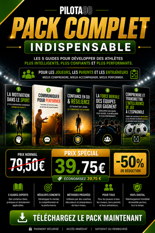 Pack Complet PILOTA90 — 5 guides PDF de préparation mentale